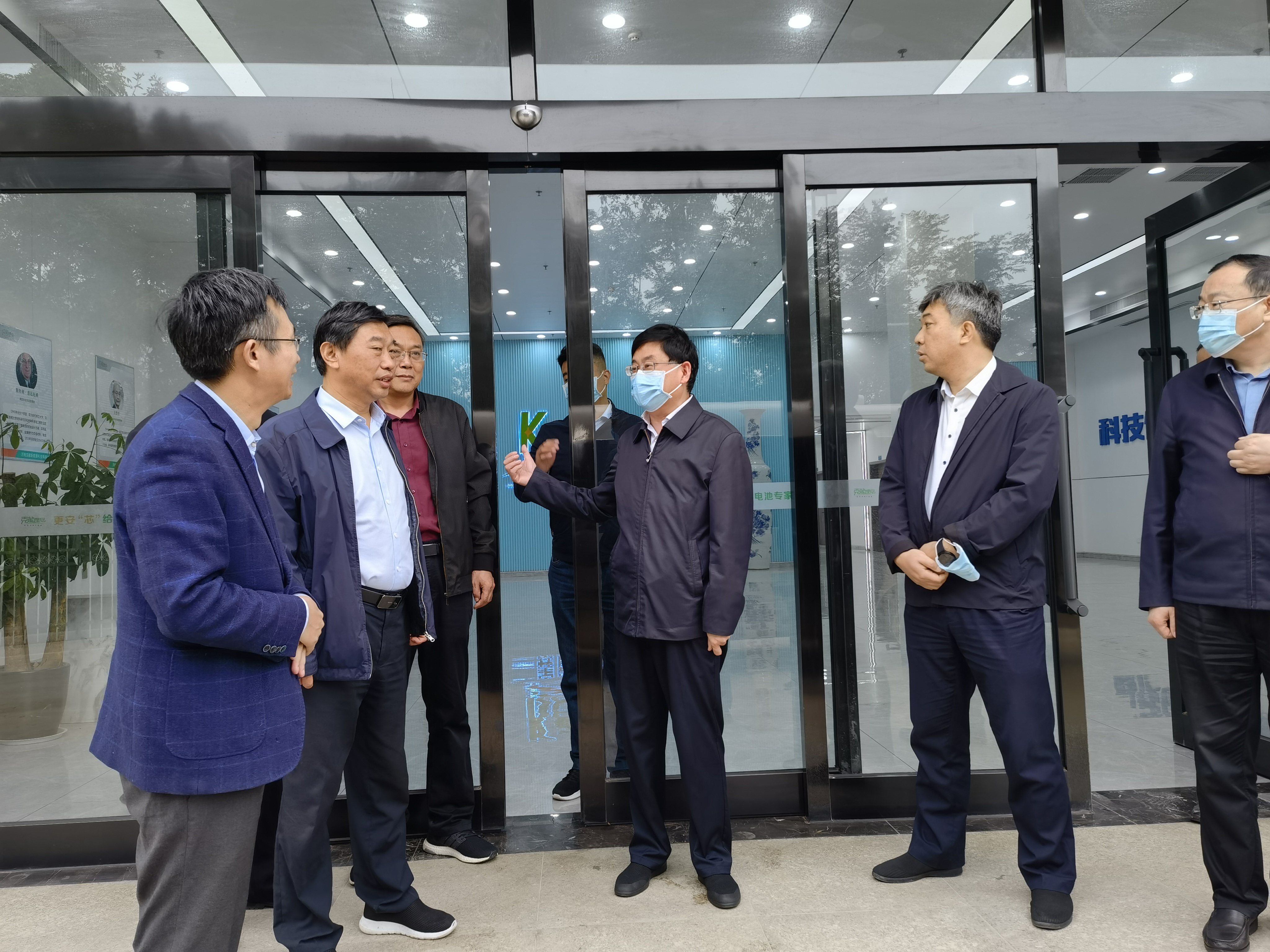 安陽市(shì)委常委、常務副市(shì)長(cháng)陳志(zhì)偉莅臨克能(néng)調研7.22特大(dà)洪災後複産情況（2021年(nián)10月(yuè)14日(rì))